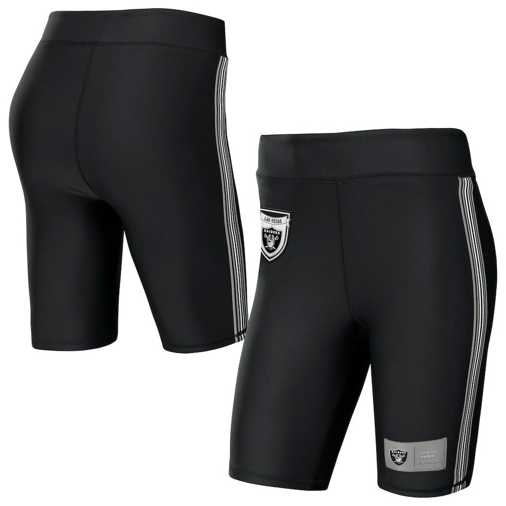 Las Vegas Raiders WEAR by Erin Andrews Women's Biker Shorts | NFL Outlet