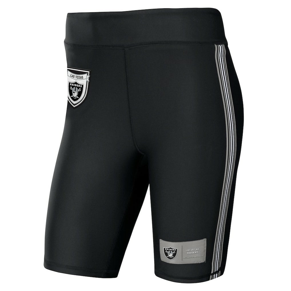 Las Vegas Raiders WEAR by Erin Andrews Women's Biker Shorts | NFL Outlet