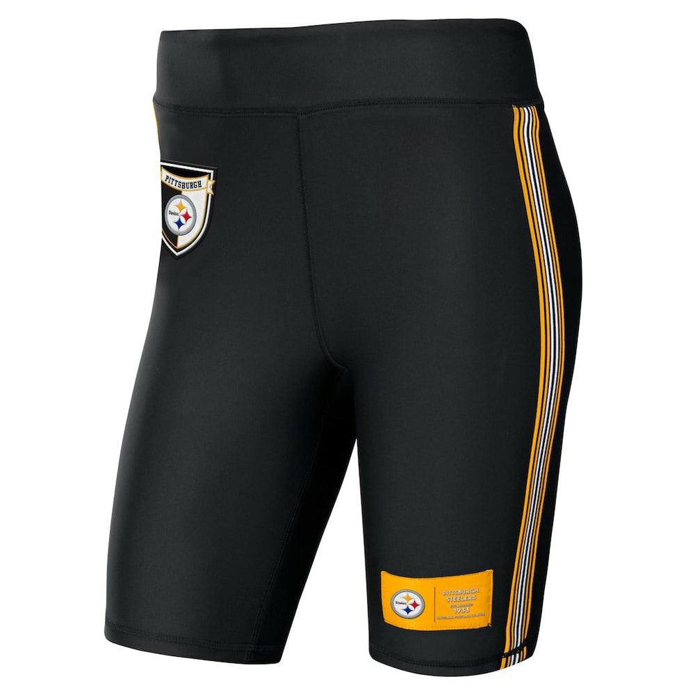 Pittsburgh Steelers WEAR by Erin Andrews Women's Biker Shorts | NFL US