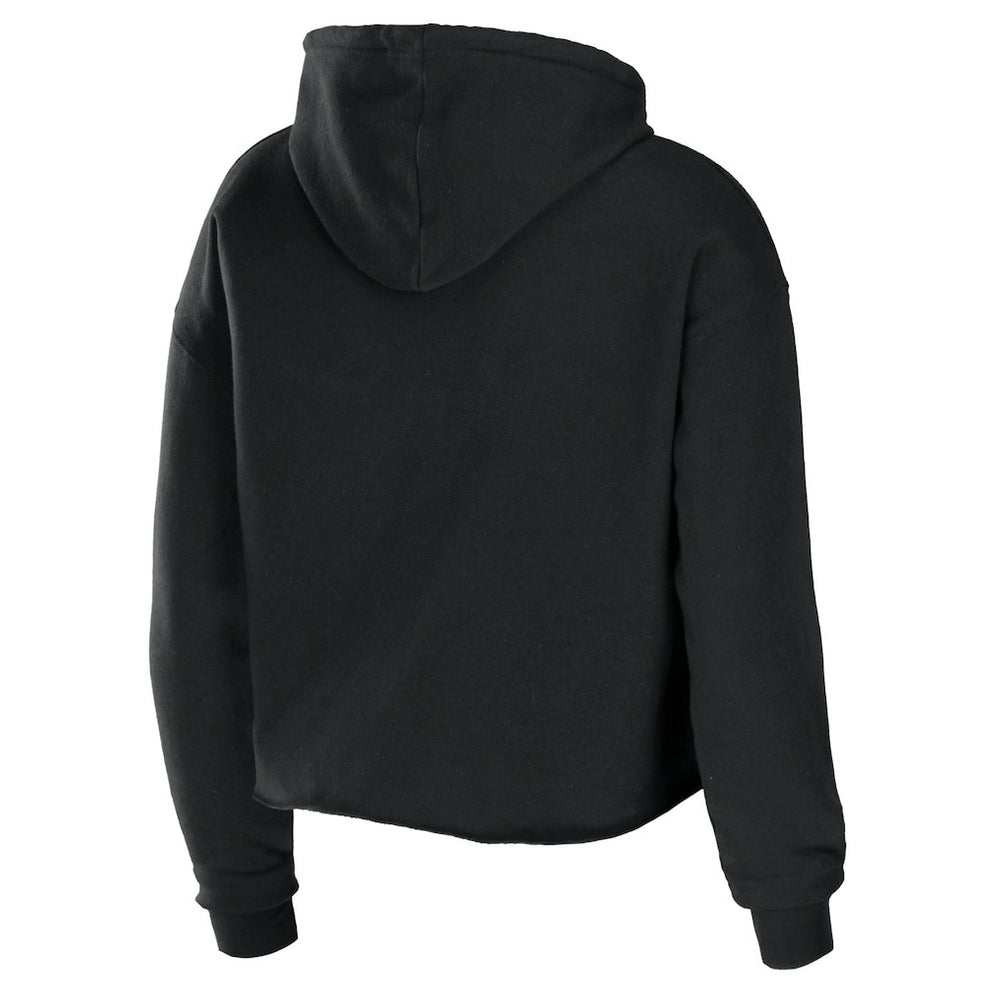 Los Angeles Rams WEAR by Erin Andrews Women's Cropped Sponge Fleece Pullover Hoodie | NFL Discount