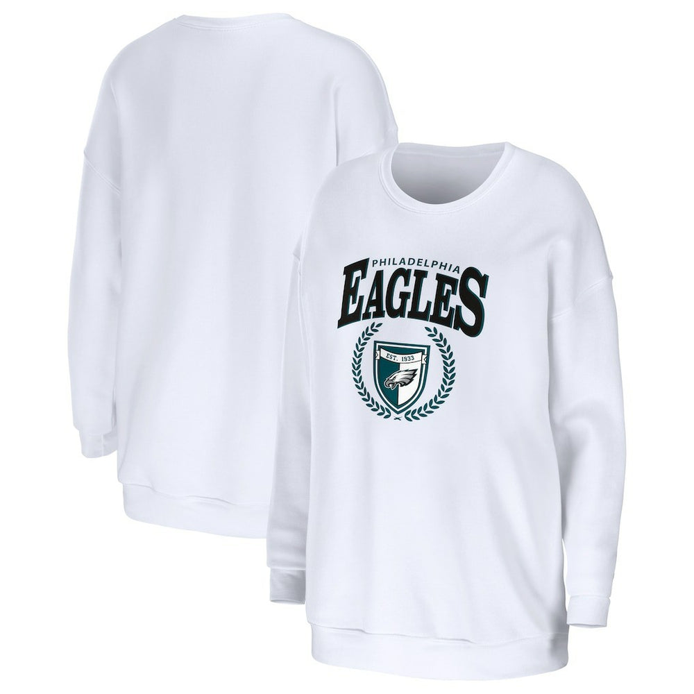 Philadelphia Eagles WEAR by Erin Andrews Women's Oversized Pullover Sweatshirt | NFL Hot
