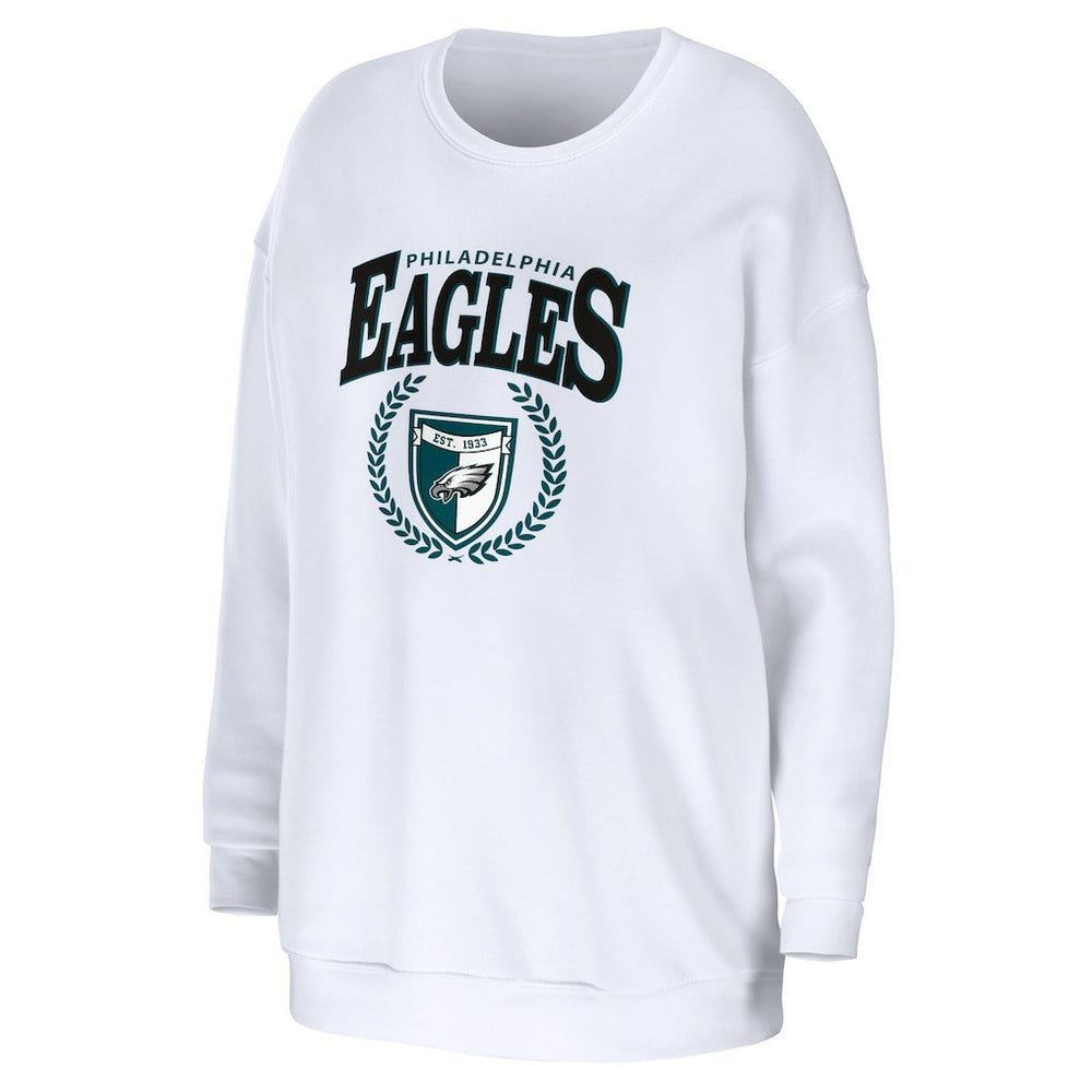 Philadelphia Eagles WEAR by Erin Andrews Women's Oversized Pullover Sweatshirt | NFL Hot