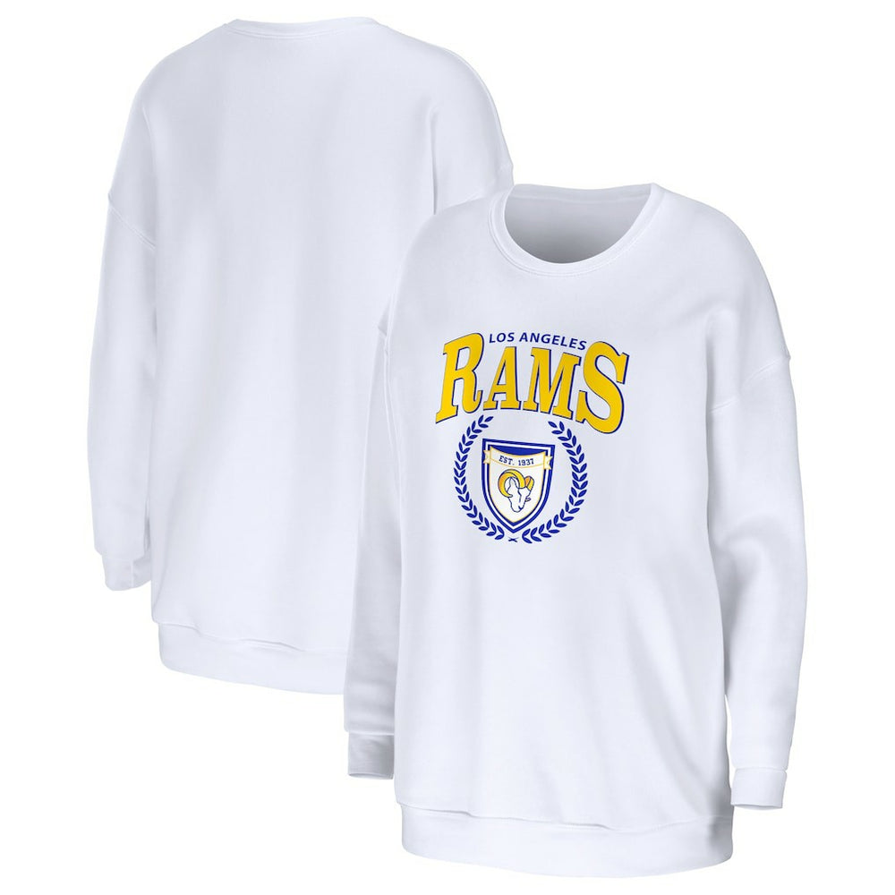 Los Angeles Rams WEAR by Erin Andrews Women's Oversized Pullover Sweatshirt | NFL Online