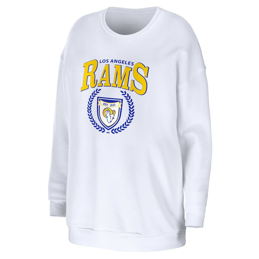 Los Angeles Rams WEAR by Erin Andrews Women's Oversized Pullover Sweatshirt | NFL Online