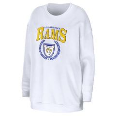 Los Angeles Rams WEAR by Erin Andrews Women's Oversized Pullover Sweatshirt | NFL Online