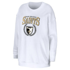 New Orleans Saints WEAR by Erin Andrews Women's Oversized Pullover Sweatshirt | NFL US