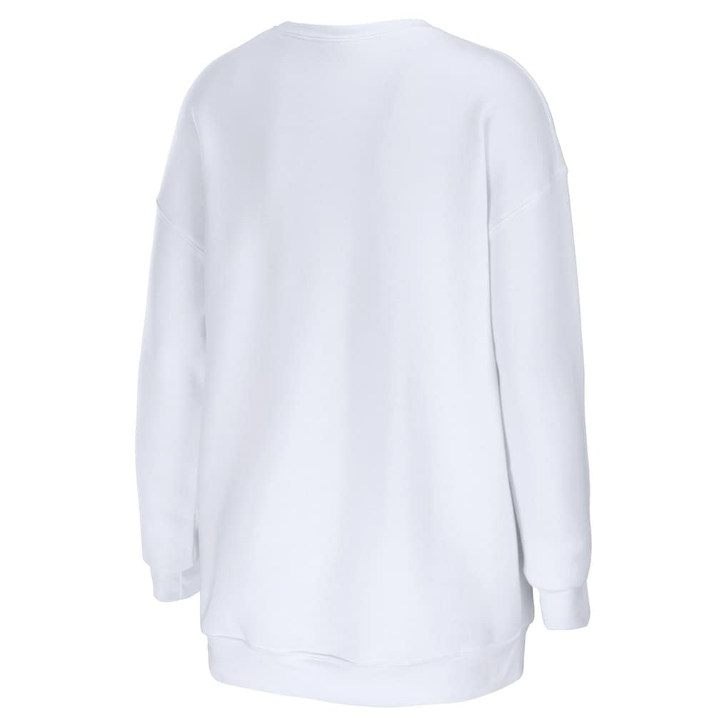 Washington Commanders WEAR by Erin Andrews Women's Oversized Pullover Sweatshirt | NFL Outlet