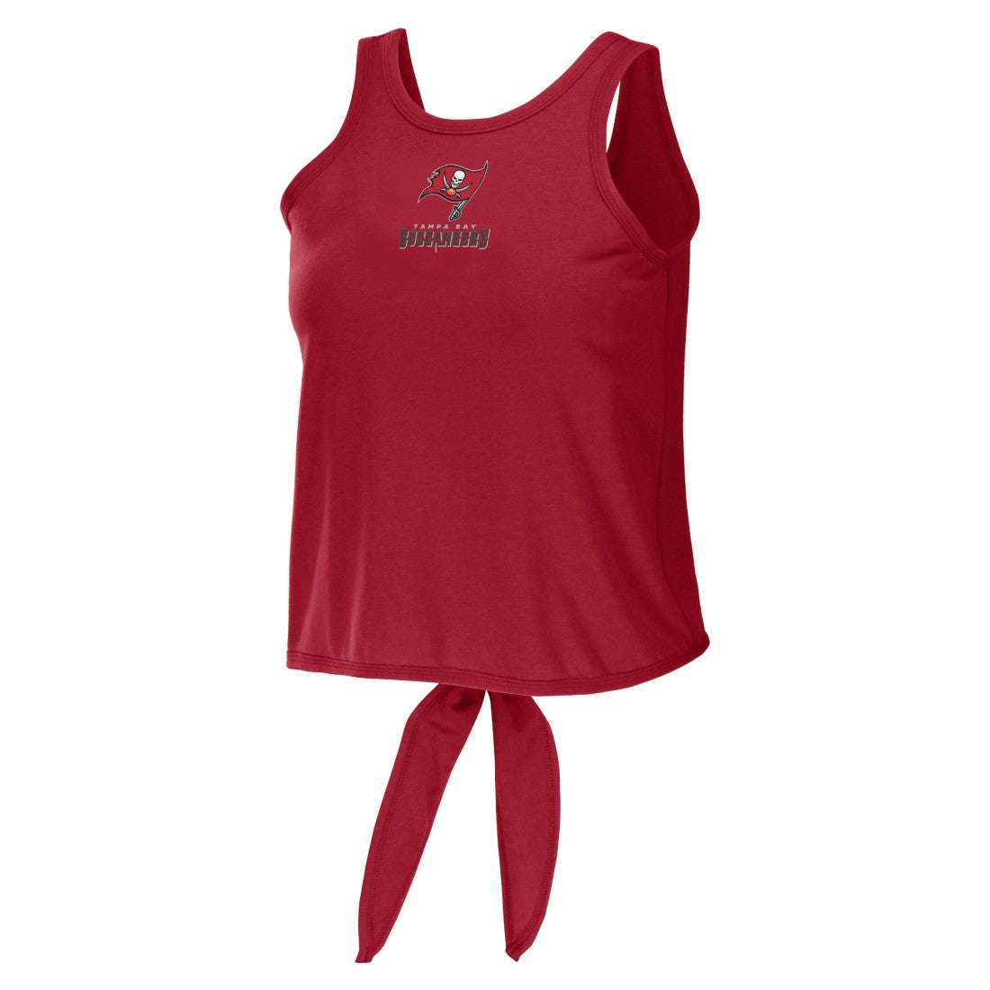 Tampa Bay Buccaneers WEAR by Erin Andrews Women's Open Back Twist Tie Tank Top | NFL Hot
