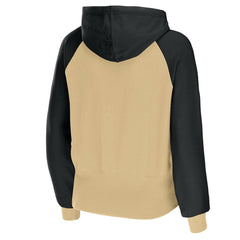 New Orleans Saints WEAR by Erin Andrews Women's Colorblock Lightweight Full-Zip Hoodie | NFL New