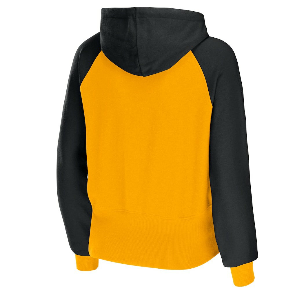Pittsburgh Steelers WEAR by Erin Andrews Women's Colorblock Lightweight Full-Zip Hoodie | NFL Online