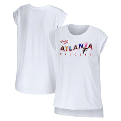Atlanta Falcons WEAR by Erin Andrews Women's Greetings From Muscle T-Shirt | NFL New