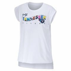 Tennessee Titans WEAR by Erin Andrews Women's Greetings From Muscle T-Shirt | NFL US