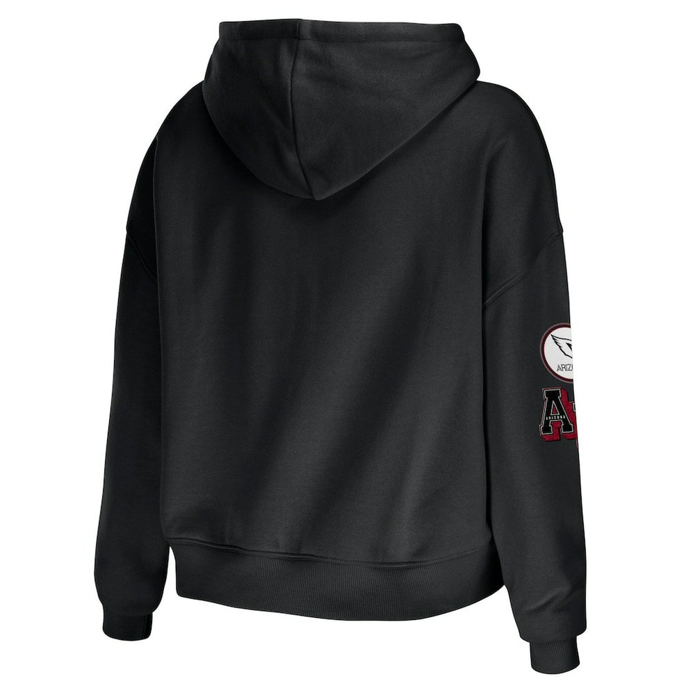 Arizona Cardinals WEAR by Erin Andrews Women's Modest Cropped Pullover Hoodie | NFL Online