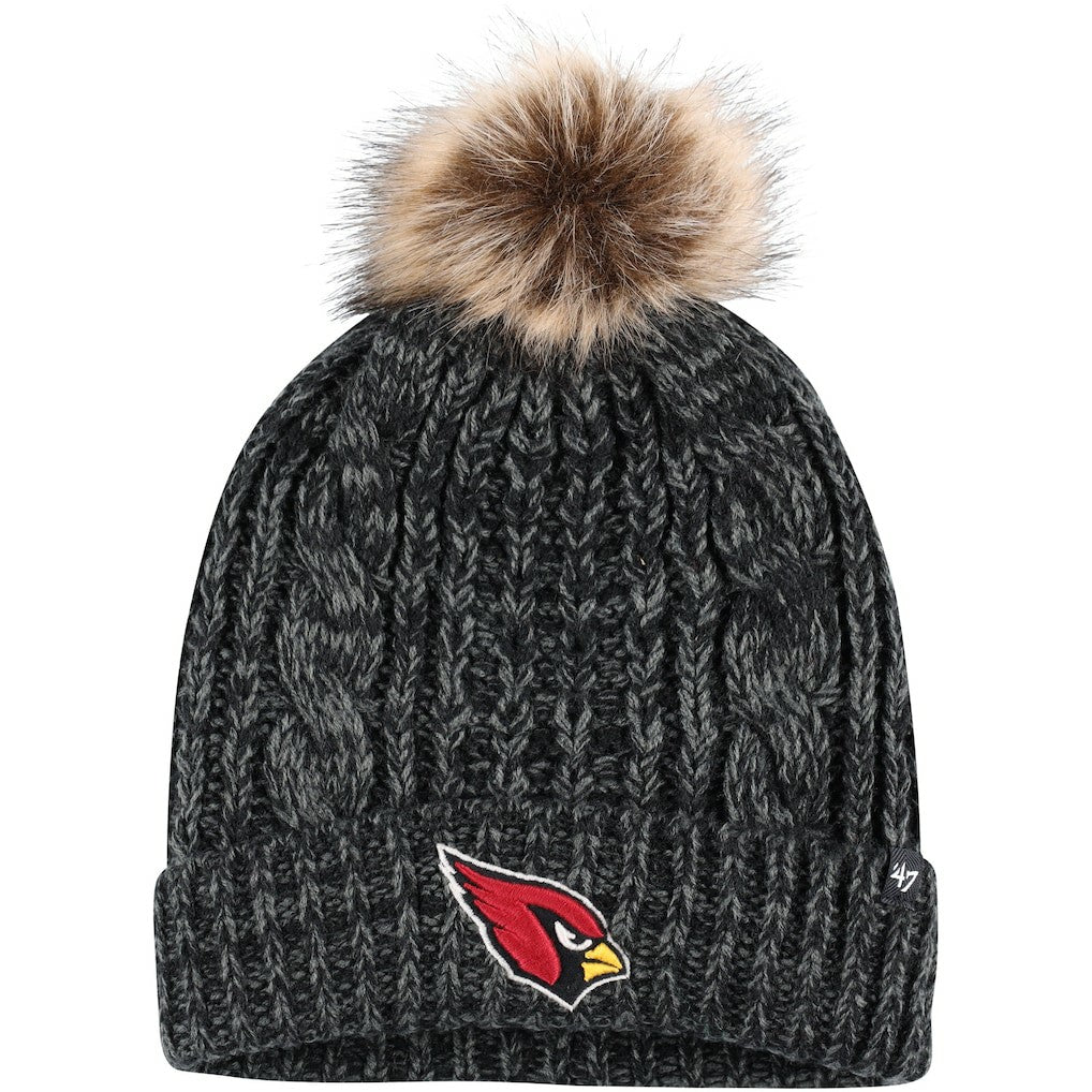 Arizona Cardinals '47 Women's Meeko Cuffed Knit Hat with Pom | NFL Online
