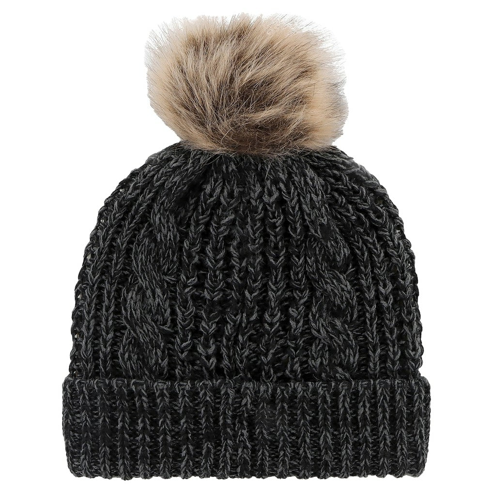 Cincinnati Bengals '47 Women's Meeko Cuffed Knit Hat with Pom | NFL Outlet