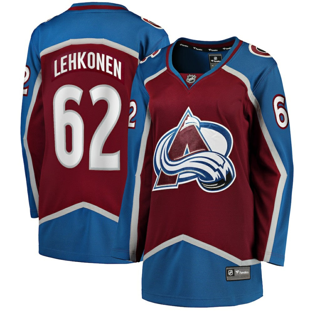 Artturi Lehkonen Colorado Avalanche Fanatics Women's Home Breakaway Player Jersey -  NHL Jerseys