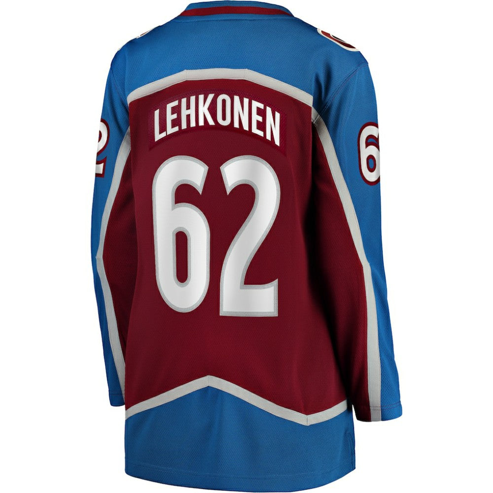 Artturi Lehkonen Colorado Avalanche Fanatics Women's Home Breakaway Player Jersey -  NHL Jerseys