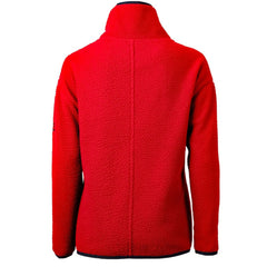 Boston Red Sox Cutter & Buck Women's Cascade Eco Sherpa Fleece Quarter-Zip Pullover Jacket - MLB Jackets