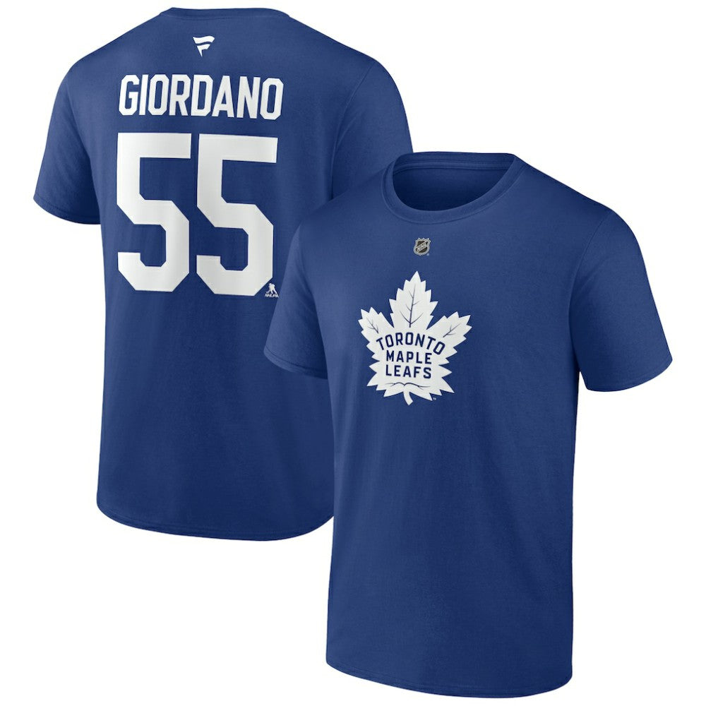 Mark Giordano Toronto Maple Leafs Fanatics Authentic Stack Name & Number T-Shirt -  NHL T-shirts