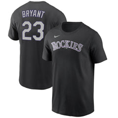 Kris Bryant Colorado Rockies Nike Name & Number T-Shirt - MLB T-shirts