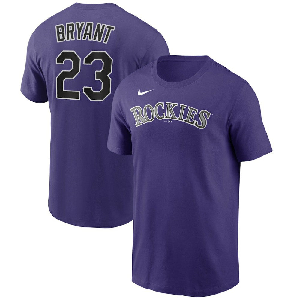 Kris Bryant Colorado Rockies Nike Name & Number T-Shirt - MLB T-shirts