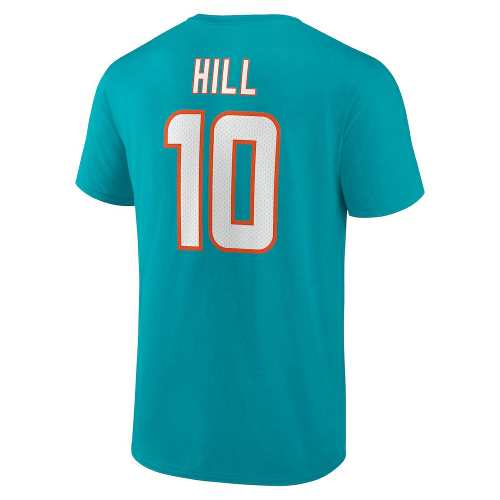 Miami Dolphins Tyreek Hill  Player Icon Name & Number T-Shirt | NFL US