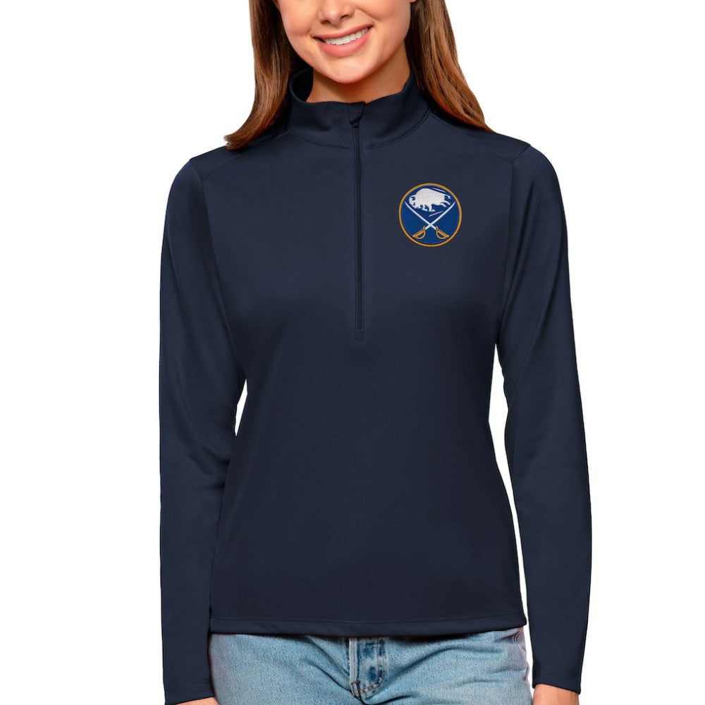 Buffalo Sabres Antigua Women's Tribute Quarter-Zip Pullover Top -  NHL Pullover