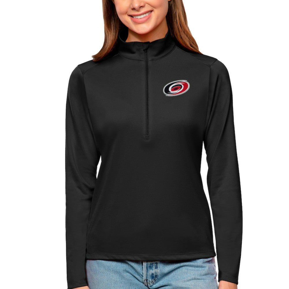Carolina Hurricanes Antigua Women's Tribute Quarter-Zip Pullover Top -  NHL Pullover
