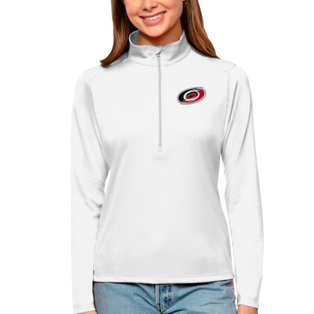 Carolina Hurricanes Antigua Women's Tribute Quarter-Zip Pullover Top -  NHL Pullover