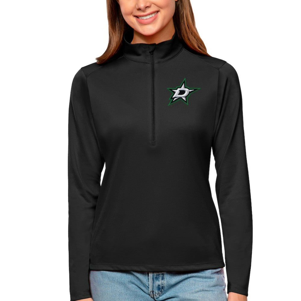 Dallas Stars Antigua Women's Tribute Quarter-Zip Pullover Top -  NHL Pullover
