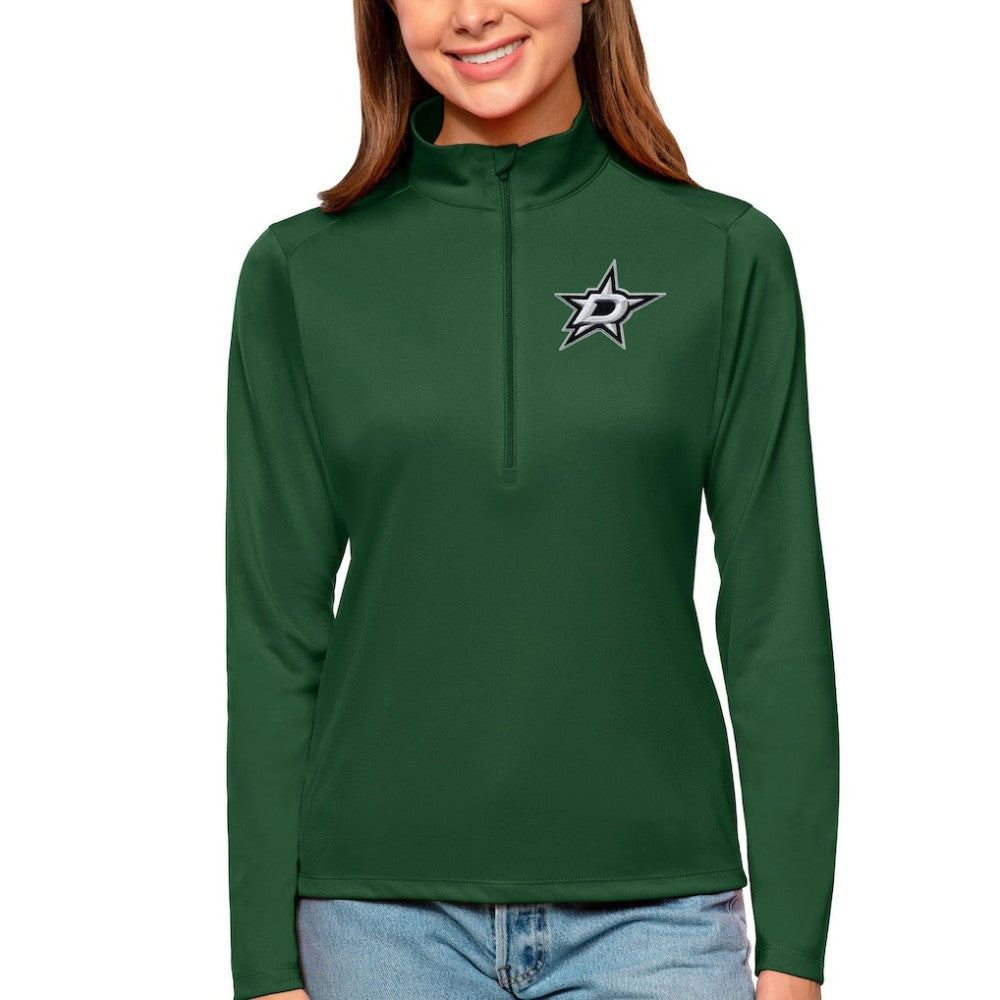 Dallas Stars Antigua Women's Tribute Quarter-Zip Pullover Top -  NHL Pullover