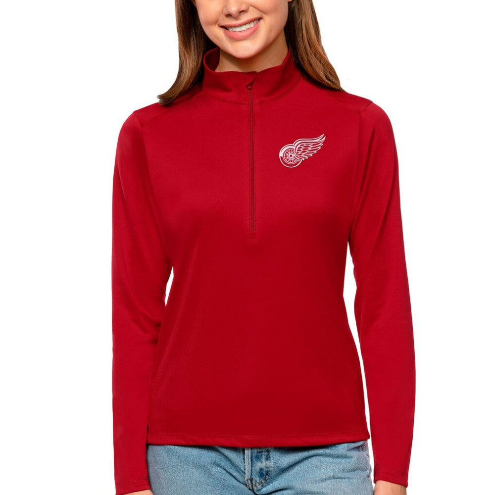 Detroit Red Wings Antigua Women's Tribute Quarter-Zip Pullover Top -  NHL Pullover