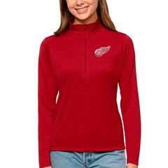 Detroit Red Wings Antigua Women's Tribute Quarter-Zip Pullover Top -  NHL Pullover