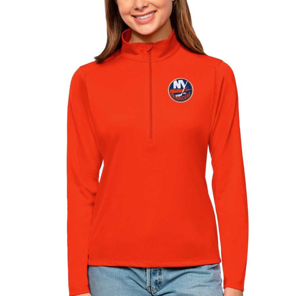 New York Islanders Antigua Women's Tribute Quarter-Zip Pullover Top -  NHL Pullover