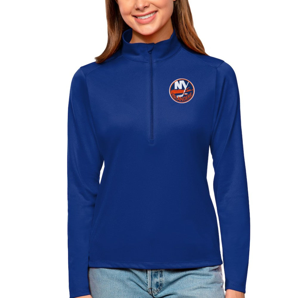New York Islanders Antigua Women's Tribute Quarter-Zip Pullover Top -  NHL Pullover