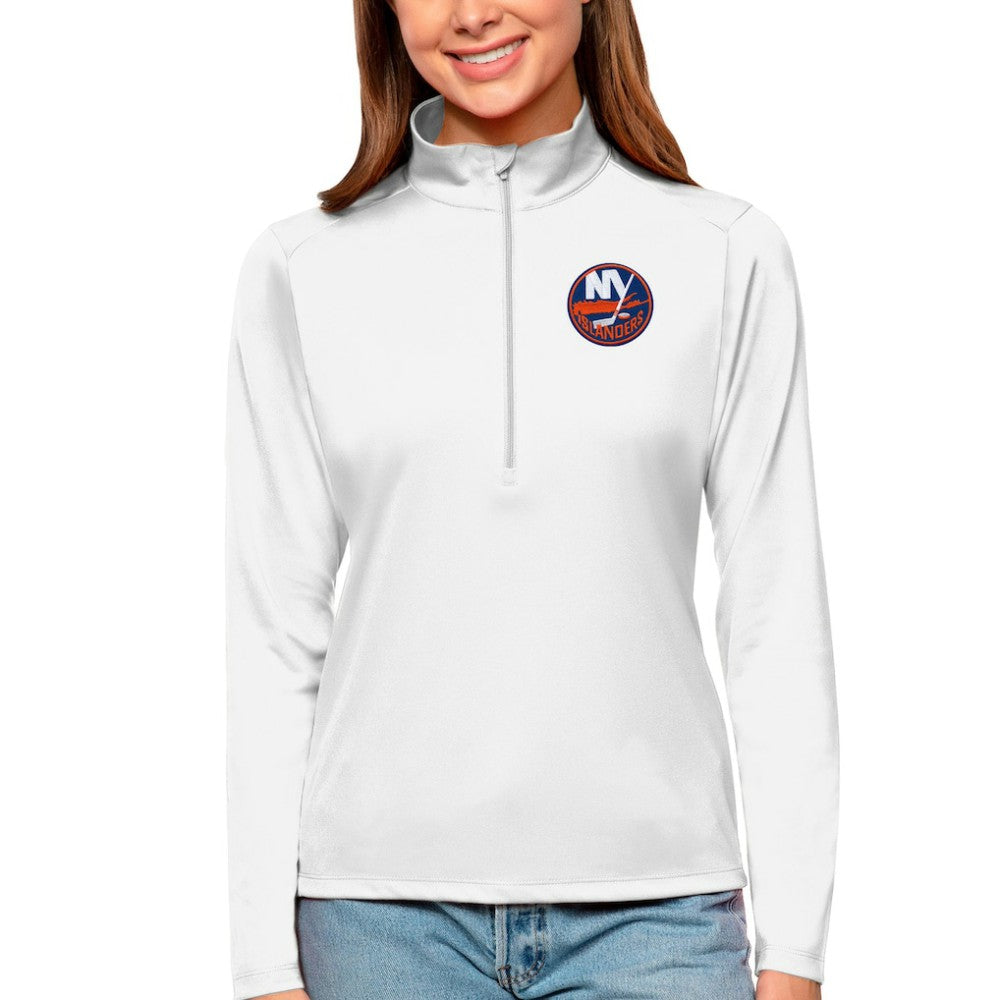 New York Islanders Antigua Women's Tribute Quarter-Zip Pullover Top -  NHL Pullover