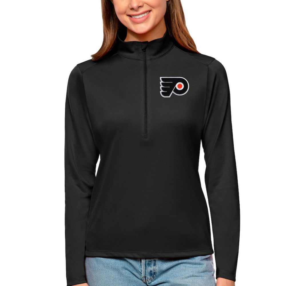 Philadelphia Flyers Antigua Women's Tribute Quarter-Zip Pullover Top -  NHL Pullover