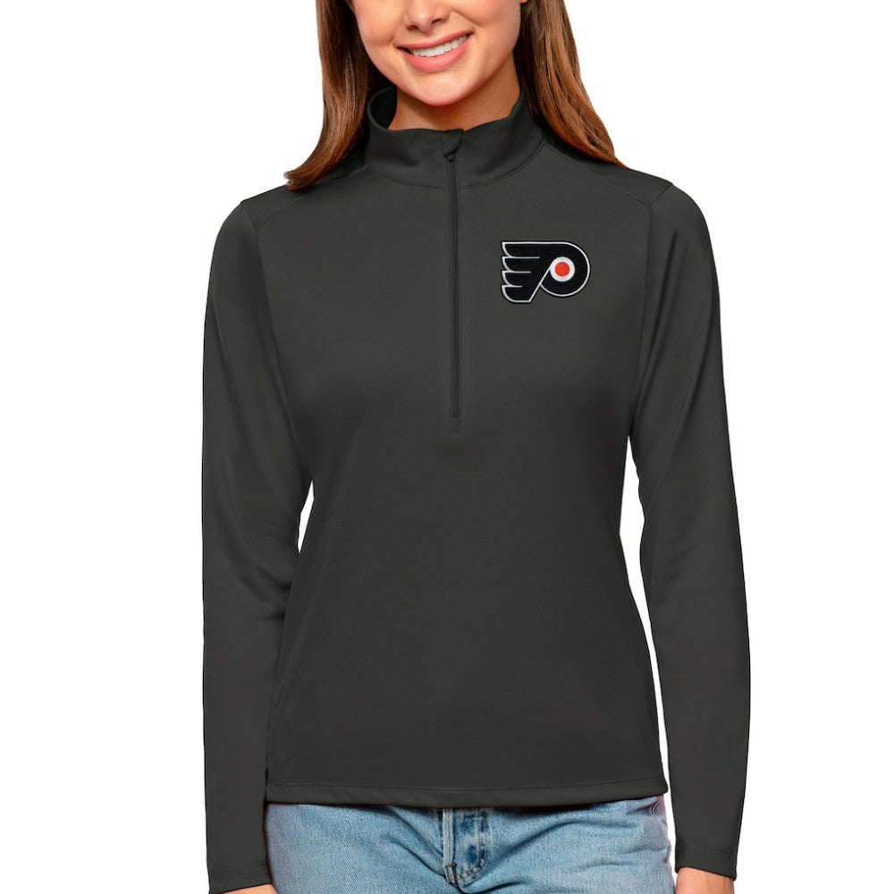 Philadelphia Flyers Antigua Women's Tribute Quarter-Zip Pullover Top -  NHL Pullover