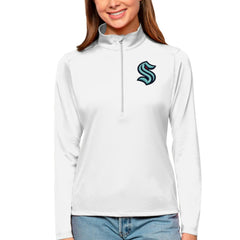 Seattle Kraken Antigua Women's Tribute Quarter-Zip Pullover Top -  NHL Pullover