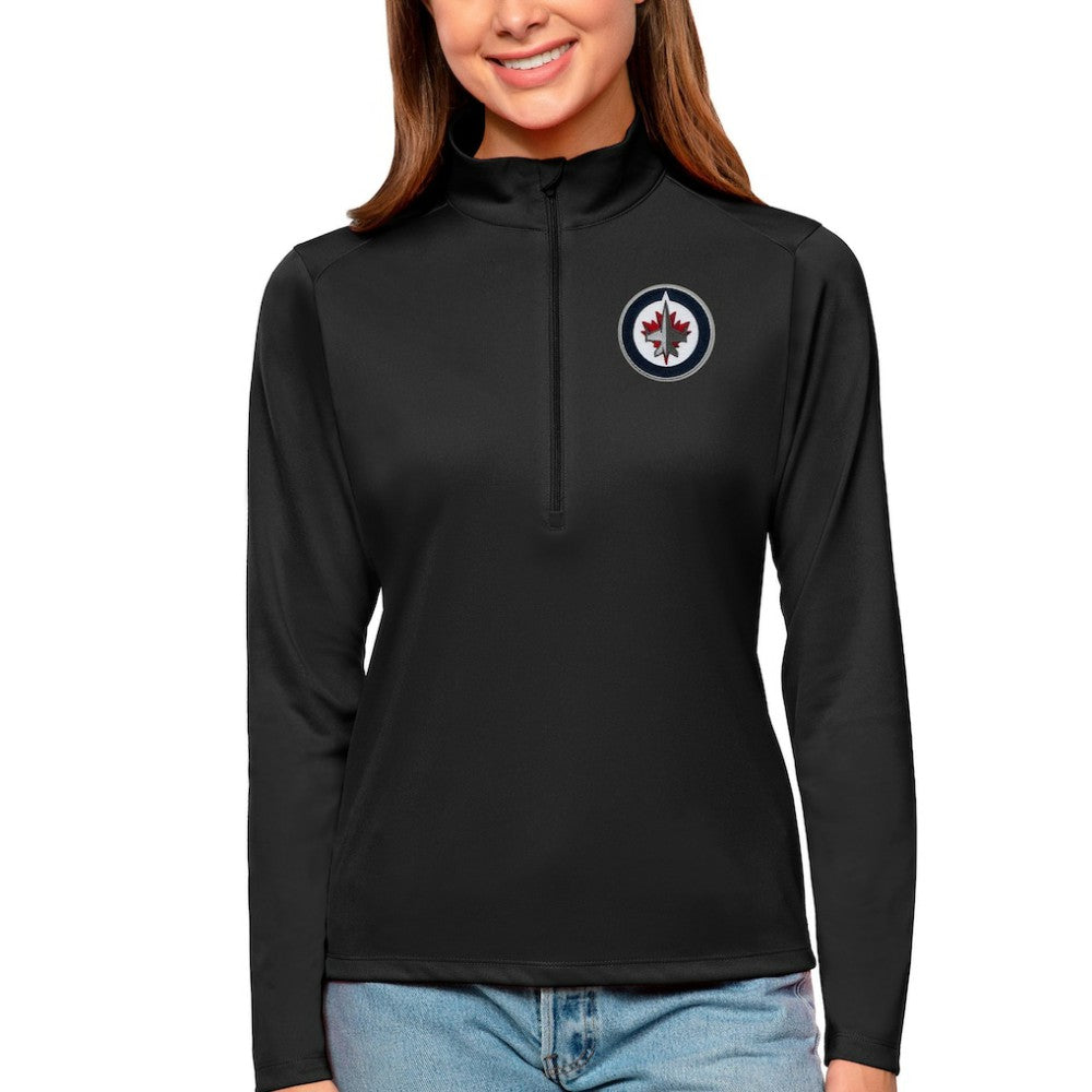 Winnipeg Jets Antigua Women's Tribute Quarter-Zip Pullover Top -  NHL Pullover
