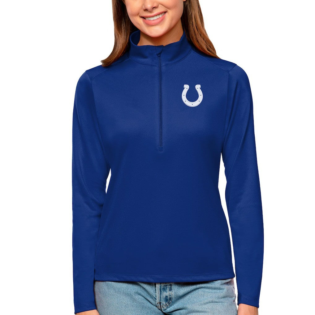 Indianapolis Colts Antigua Women's Tribute Half-Zip Top | NFL On sale