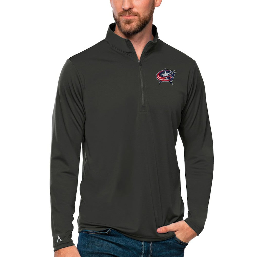 Columbus Blue Jackets Antigua Tribute Quarter-Zip Pullover Top -  NHL Pullover