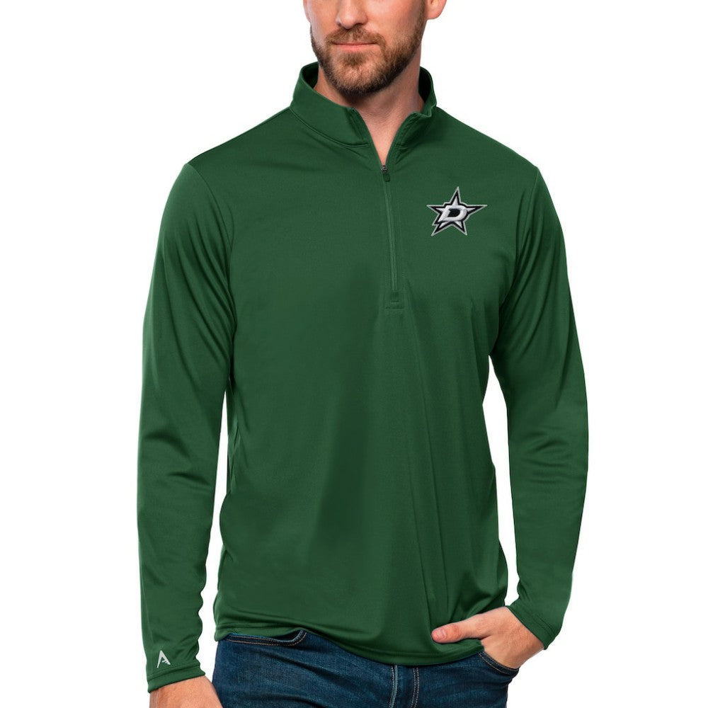 Dallas Stars Antigua Tribute Quarter-Zip Pullover Top -  NHL Pullover