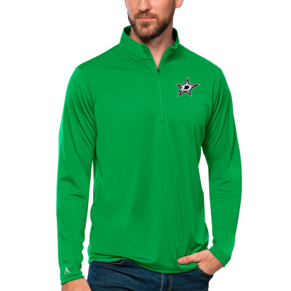 Dallas Stars Antigua Tribute Quarter-Zip Pullover Top -  NHL Pullover