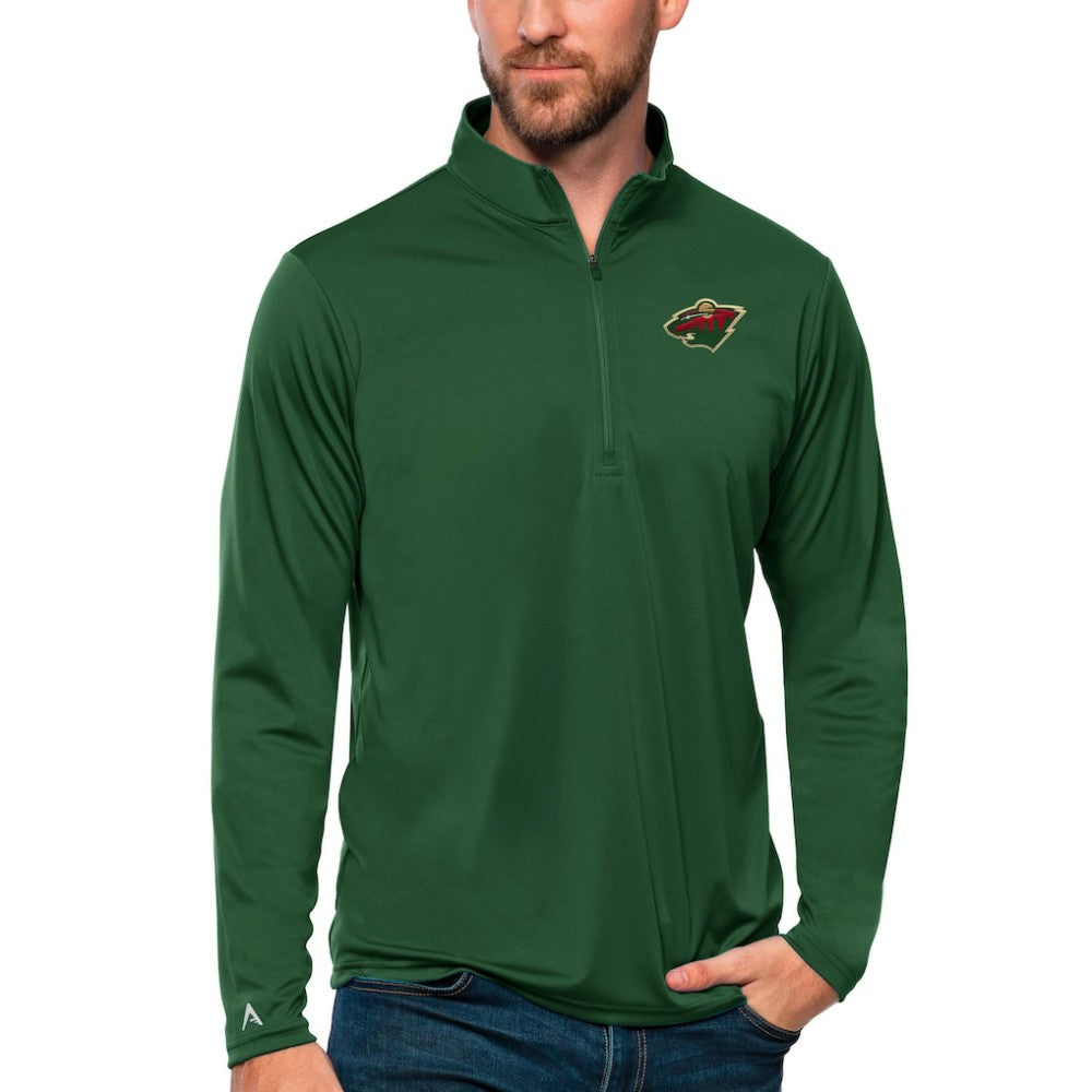Minnesota Wild Antigua Tribute Quarter-Zip Pullover Top -  NHL Pullover