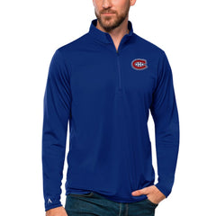 Montreal Canadiens Antigua Tribute Quarter-Zip Pullover Top -  NHL Pullover