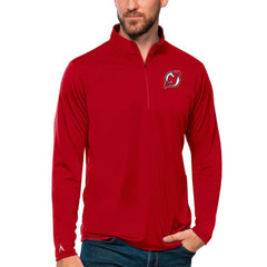New Jersey Devils Antigua Tribute Quarter-Zip Pullover Top -  NHL Jerseys