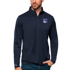 New York Rangers Antigua Tribute Quarter-Zip Pullover Top -  NHL Pullover