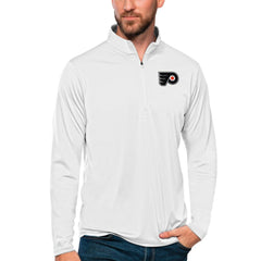 Philadelphia Flyers Antigua Tribute Quarter-Zip Pullover Top -  NHL Pullover