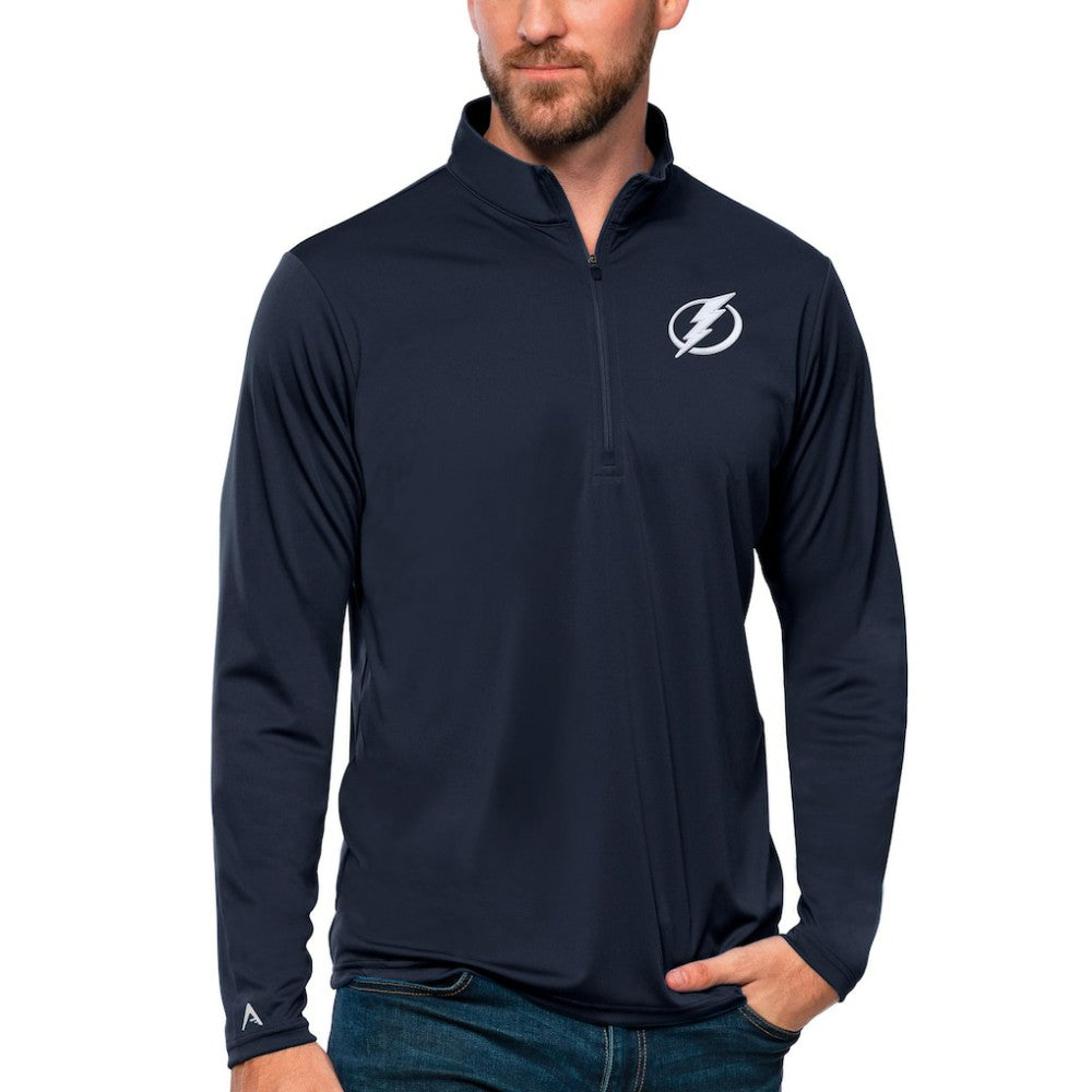 Tampa Bay Lightning Antigua Tribute Quarter-Zip Pullover Top -  NHL Pullover
